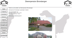 Desktop Screenshot of dierenpensionbronsbergen.nl